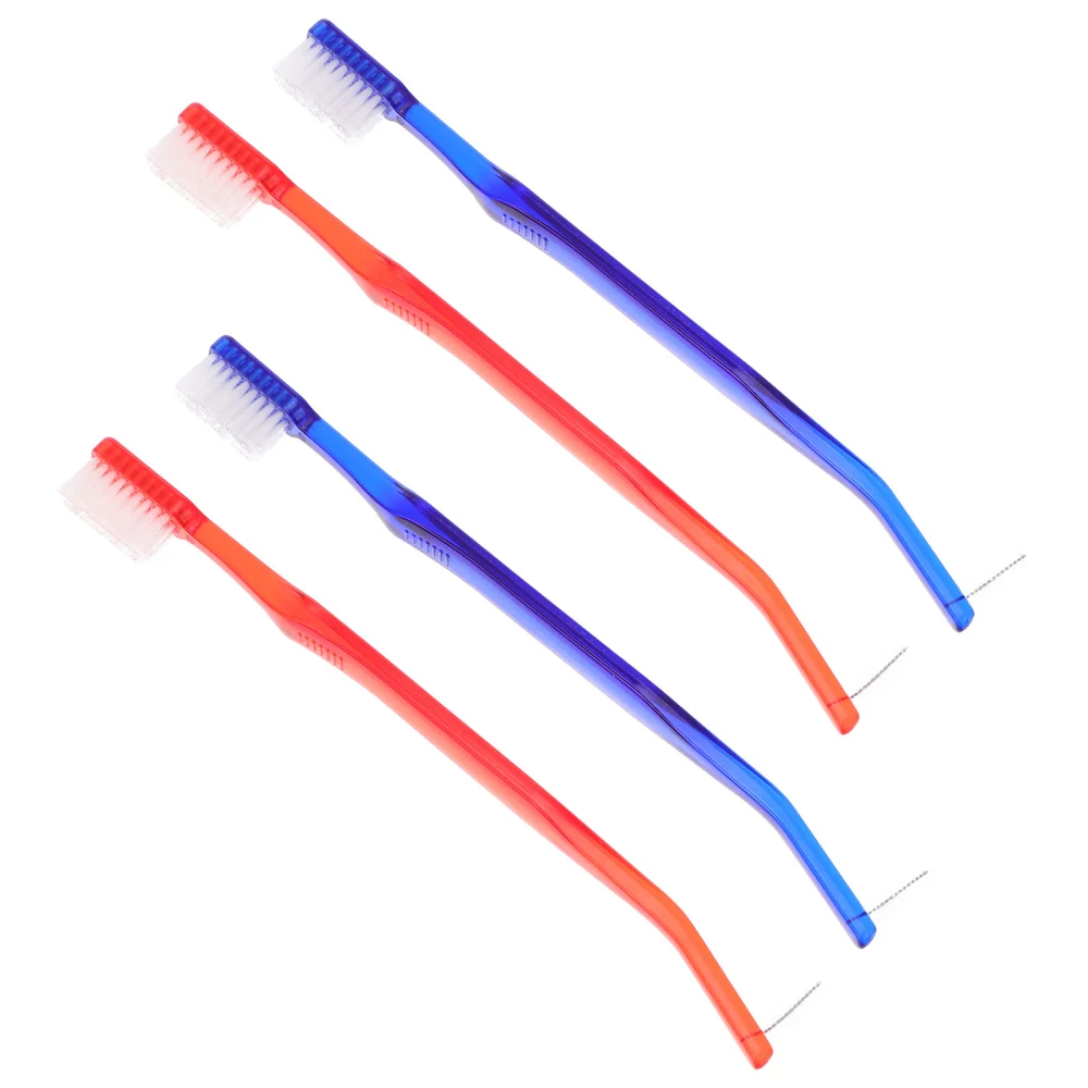 4Pcs Tapered Tuft Toothbrush Interdental Interspace Brush with Dual Heads