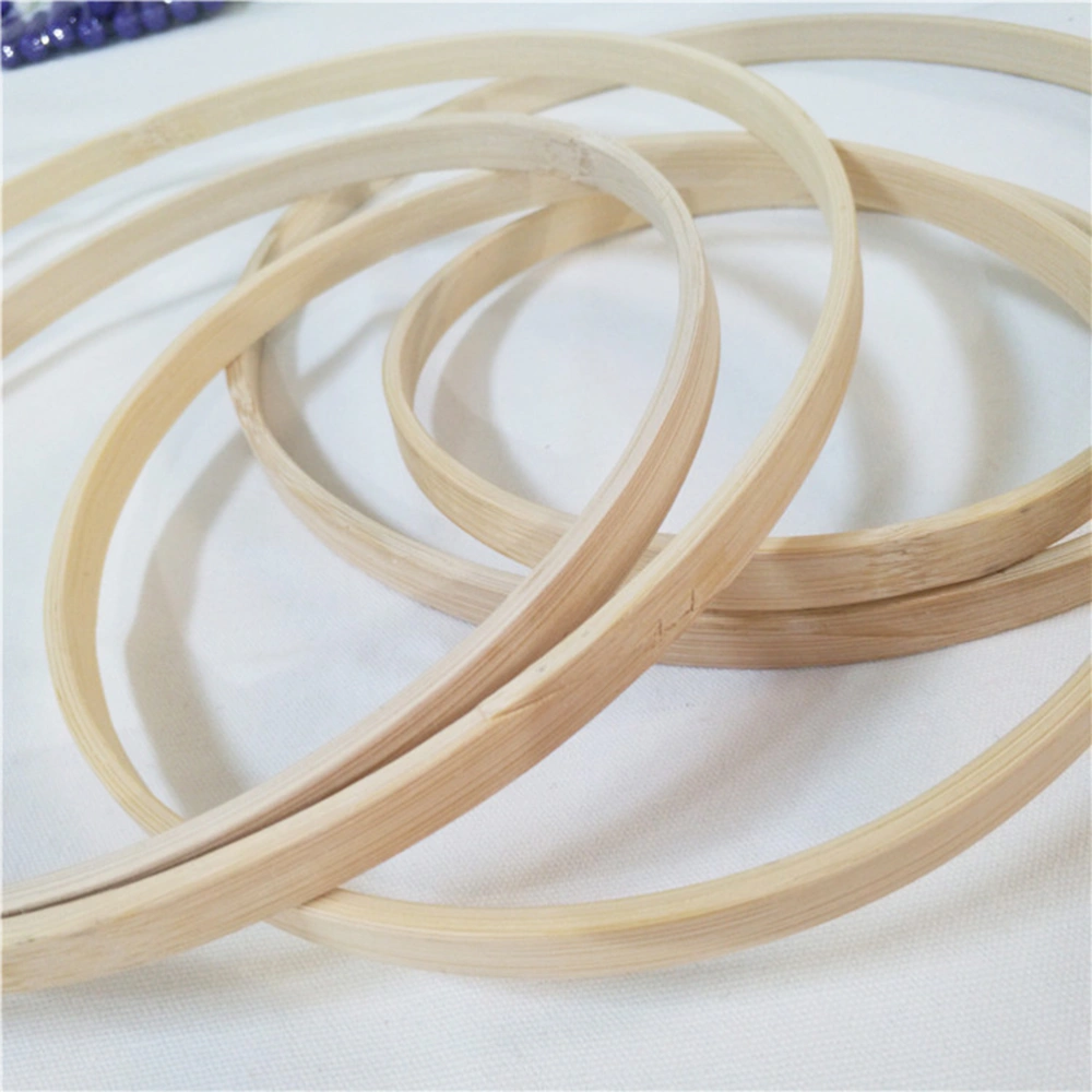 12pcs Dream Catcher Round Ring DIY Round Ring Dream Catcher Bamboo Round Ring (10cm)