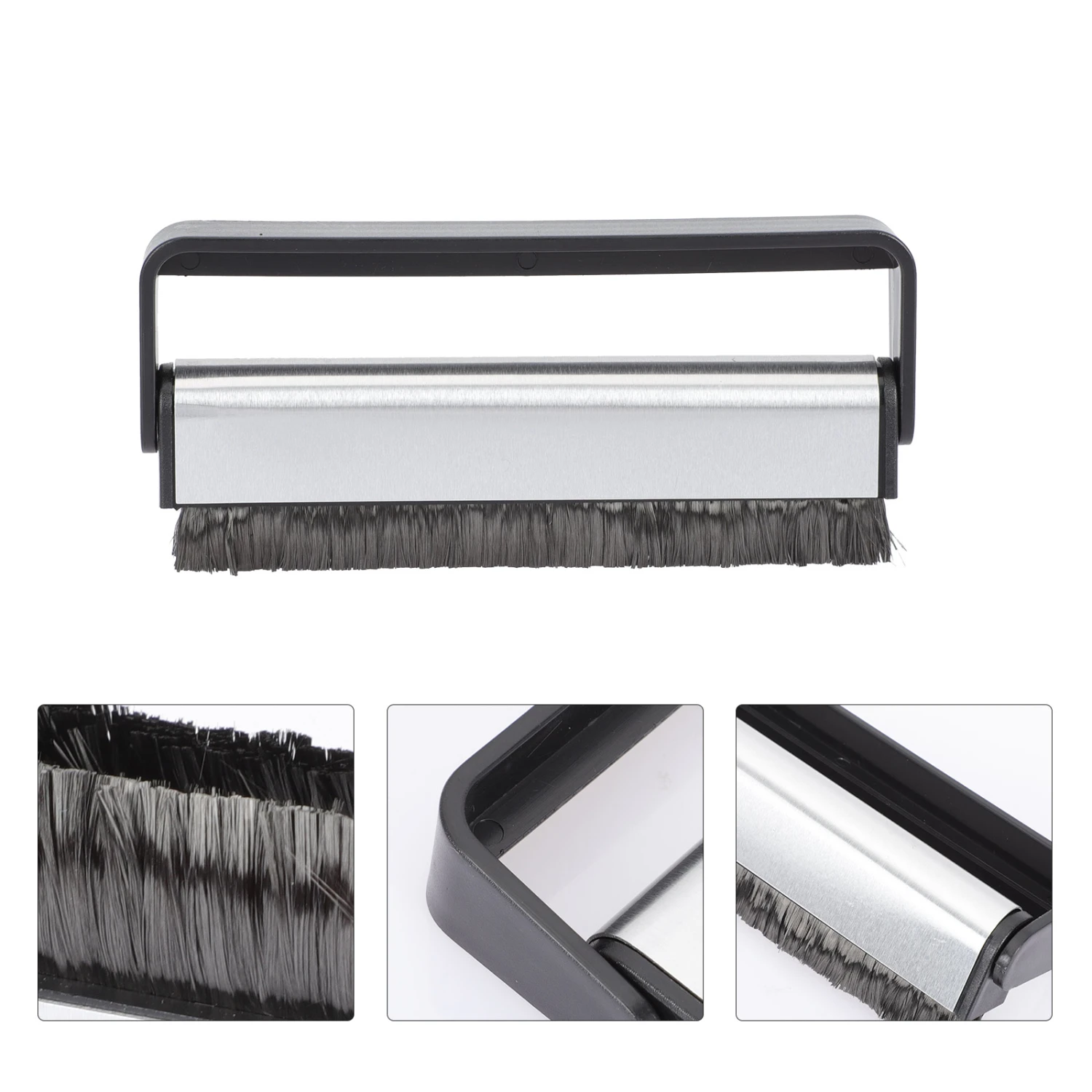 Durable Vinyl Record Fiber Brush Cleaners Anti-Static Vinyl Record Brush