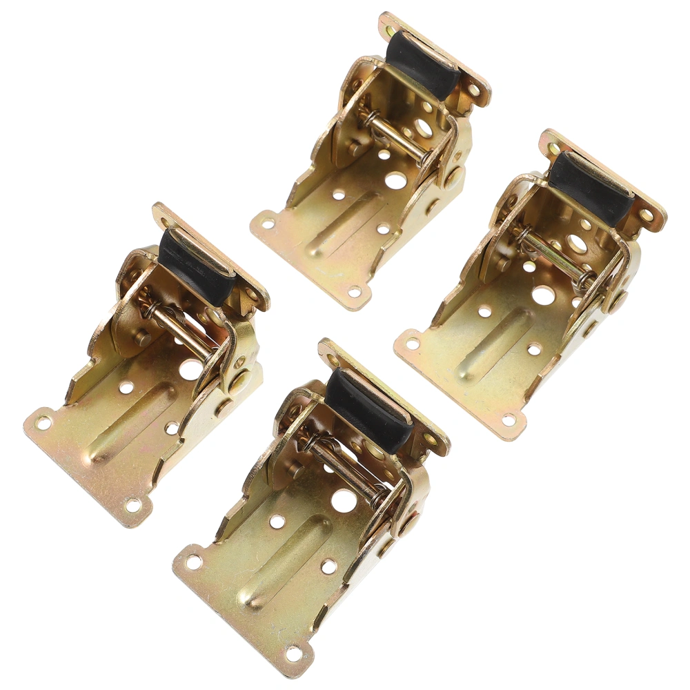 4pcs Sofa Folding Brackets Bed Lock Extension Hinge Metal Table Leg Hinges