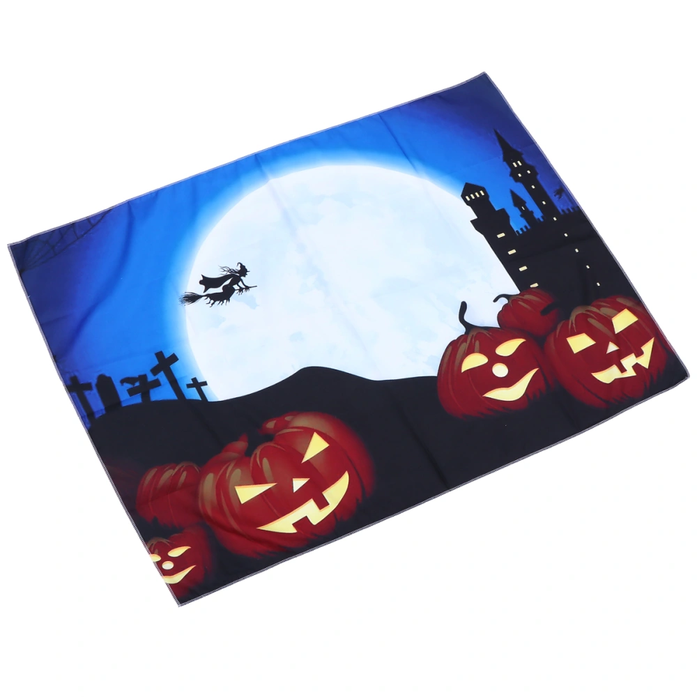 Halloween Party Tapestry Hangning Cloth Funny Happy Halloween Wall Hanging Wall Background Painting Home Living Room (Picture 11)