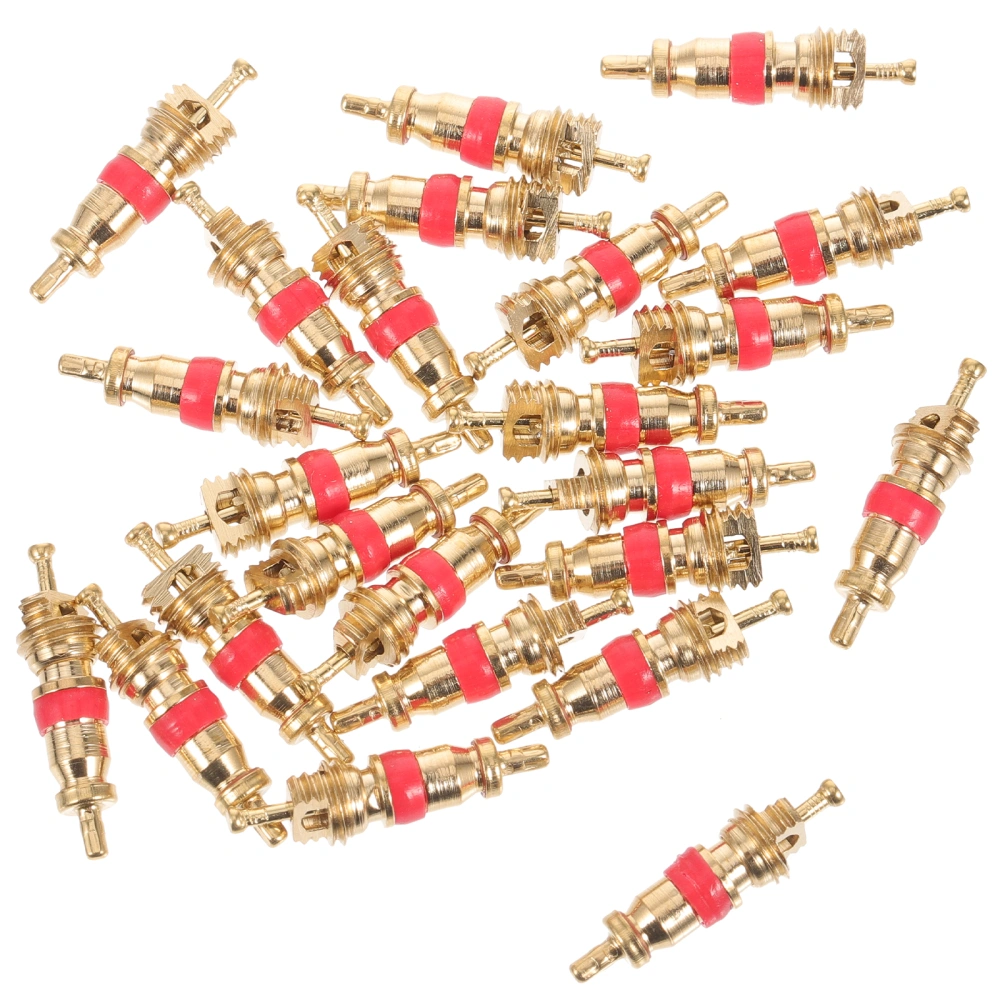 50Pcs Bike Tire Valves Cores Replacement Bike Valves Cores Bike Tyre Accessories (A/V)