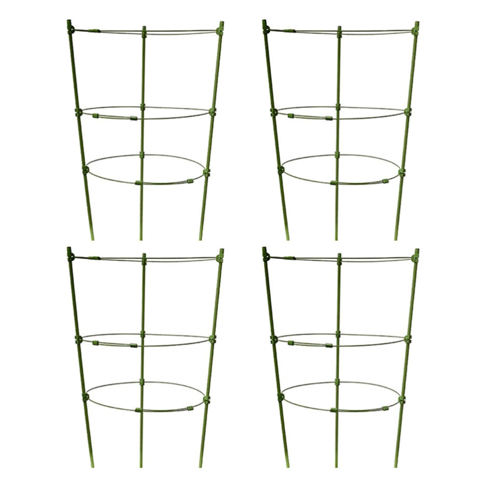 4pcs Potted Plant Flower Support Racks Plant Climbing Frame Flower Fixing Stand