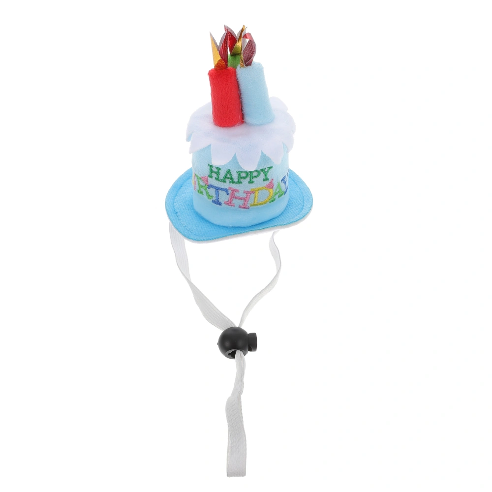 Cartoon Plush Happy Birthday Cake Hat Unisex Birthday Hat Party Costume Props