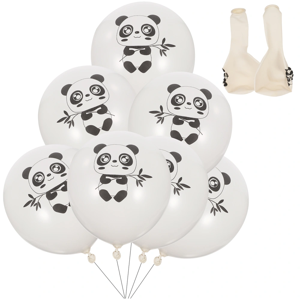 10pcs 12inch Printed Latex Balloons Panda Pattern Balloons Home Decor for Party Birthday