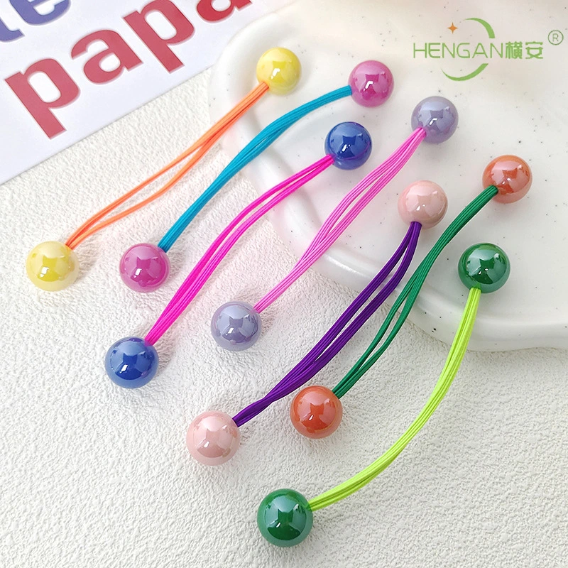 12pcs Ponytail Hair Elastics Ponytail Balls Hair Ties Elastic Hair Accessories