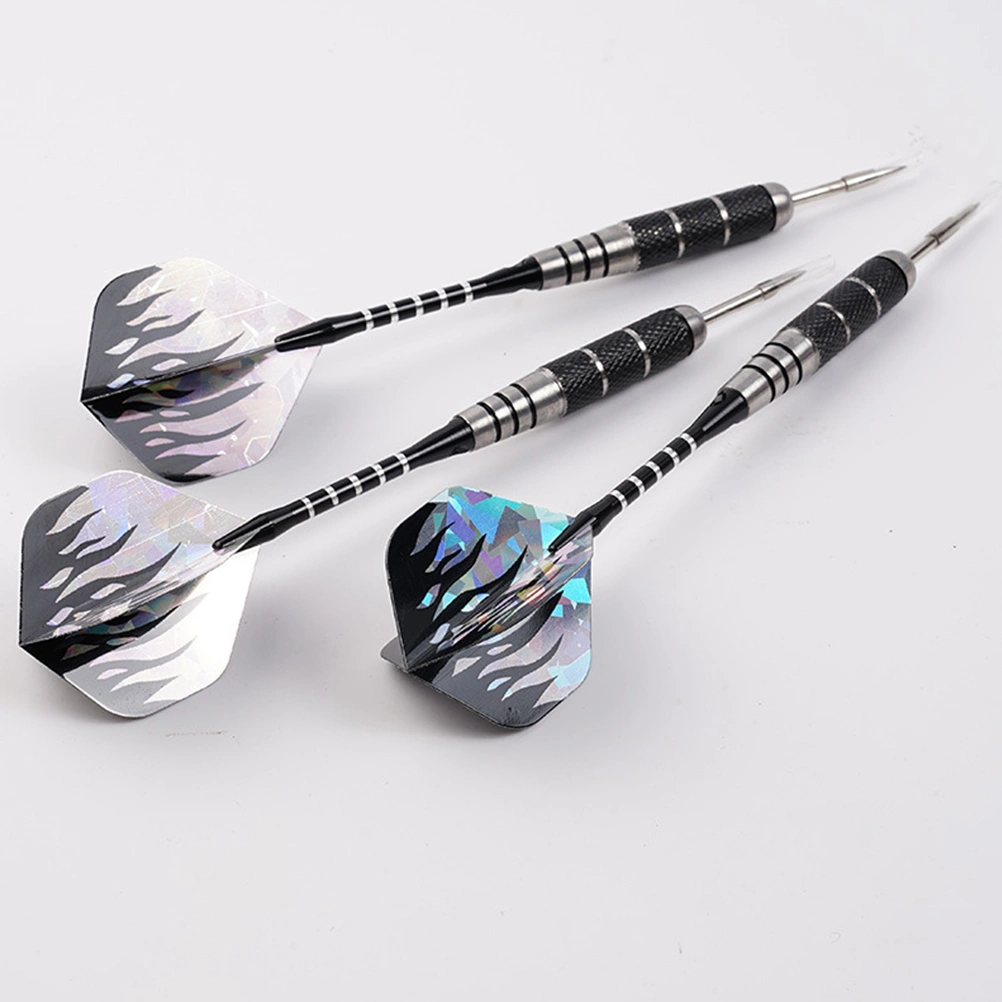 3PCS Aluminum Rod Match Darts Pin-Type Darts Portable Needle Tipped Darts Flights Darts for Sports Events
