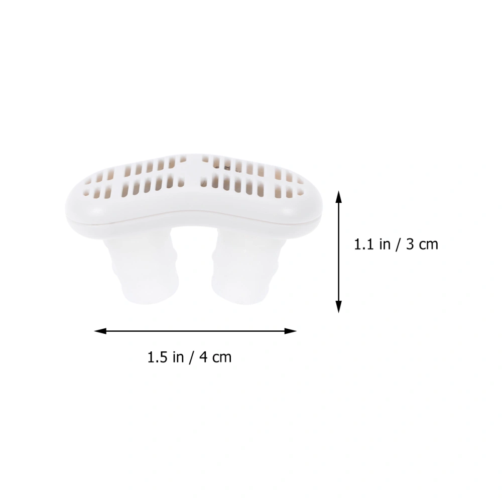 3PCS Anti Snore Nasal Dilators Prevent Snoring Nasal Congestion Respirator Ventilator (White)