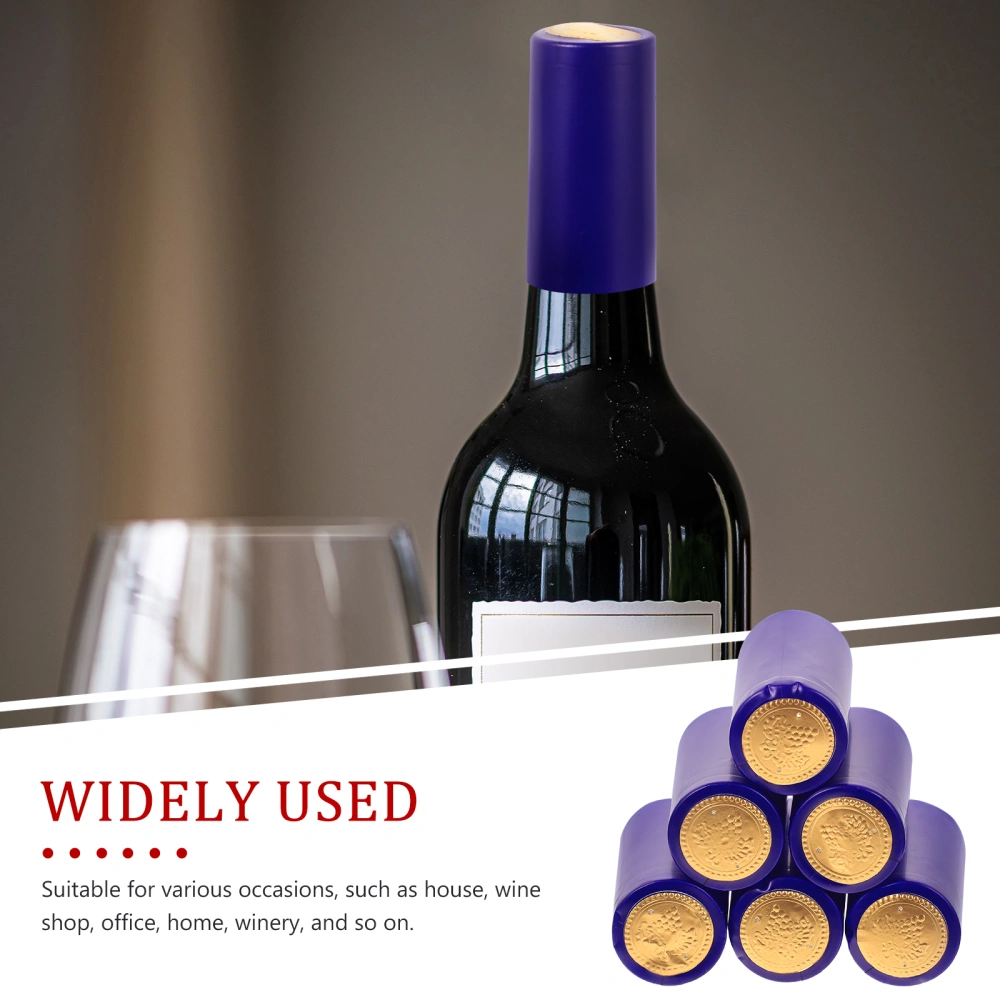 200pcs Plastic Wine Sealed Covers Brewed Red Wine Bottle Covers Bar Accessories