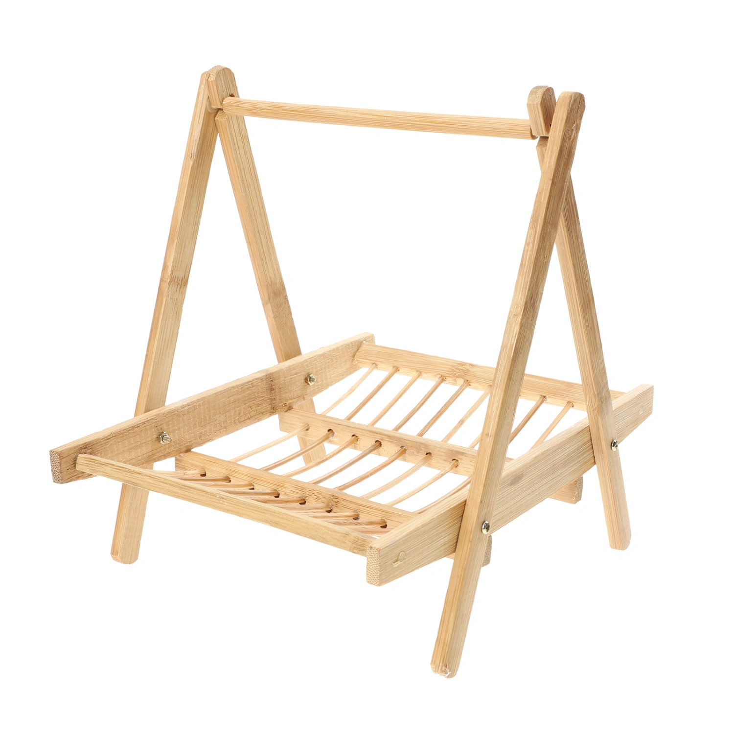 Bamboo Fruit Basket Handheld Fruit Rack Multi-function Snack Basket Household Vegetable Rack