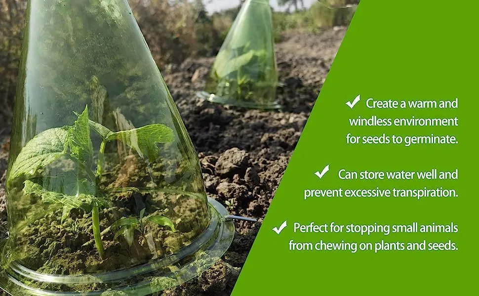 12pcs Plant Covers Frost Guard Freeze Protection Covers Plant Covers Protectors Reusable Plant Covers