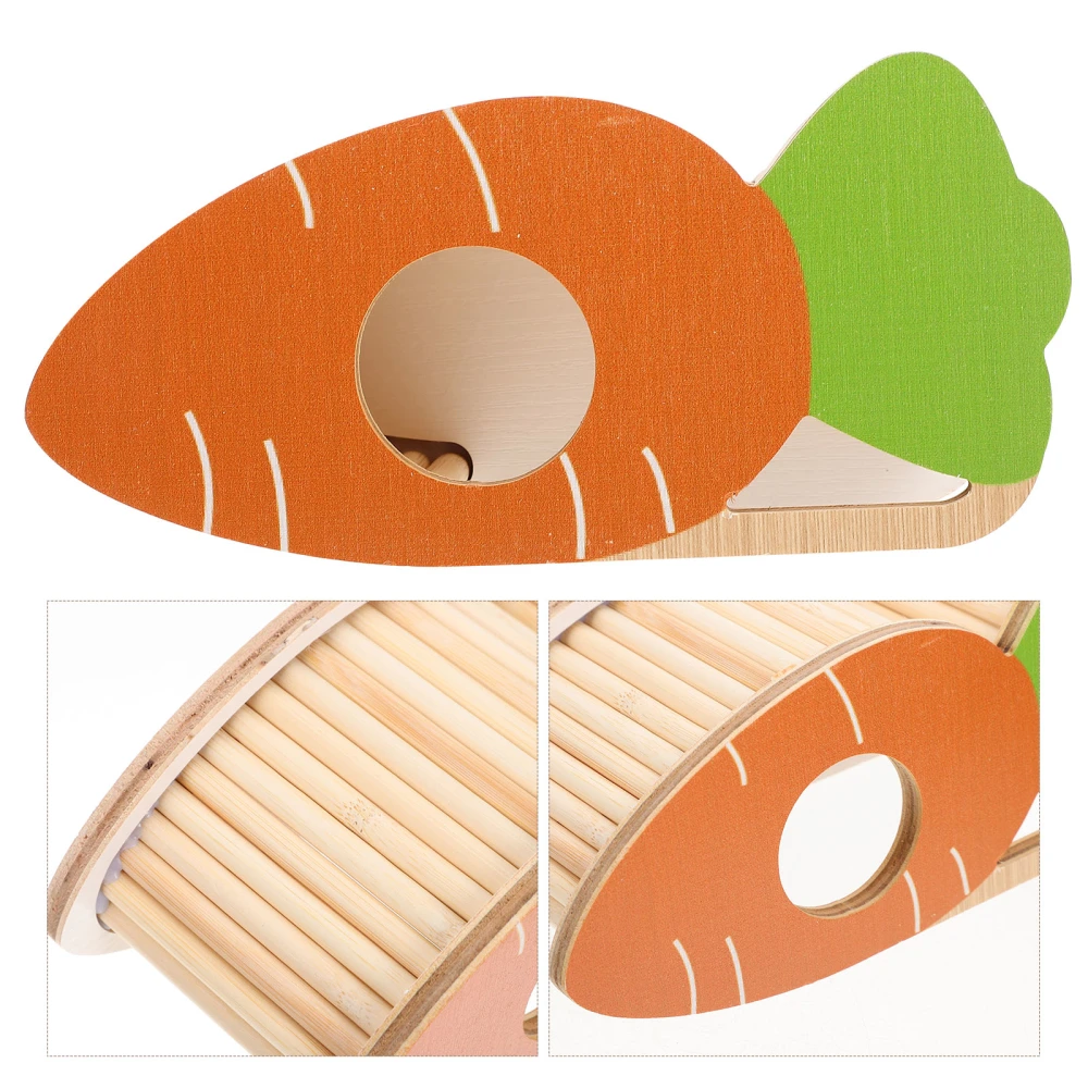 Decorative Hamster Hideout Wooden Hamster Hut Wear-resistant Chinchilla House