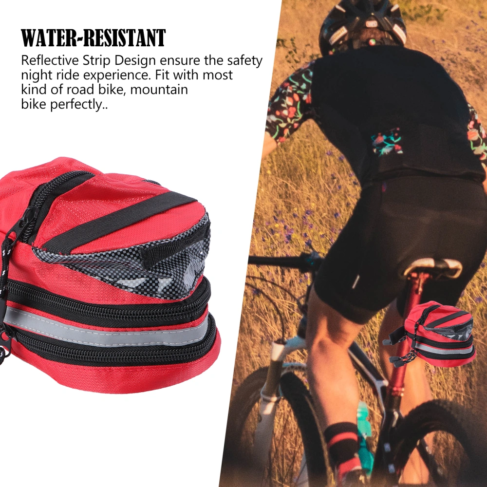 Practical Bag Mountain Bike Saddle Bag for Mountain Bike Road Bike