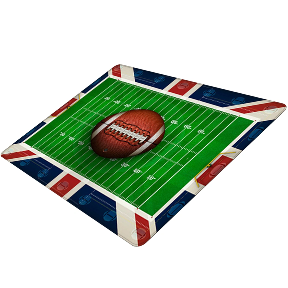 Polyester Carpet Football Field Floor Mat Bathroom Carpet Skid Resistance Floor Mat for Room Home