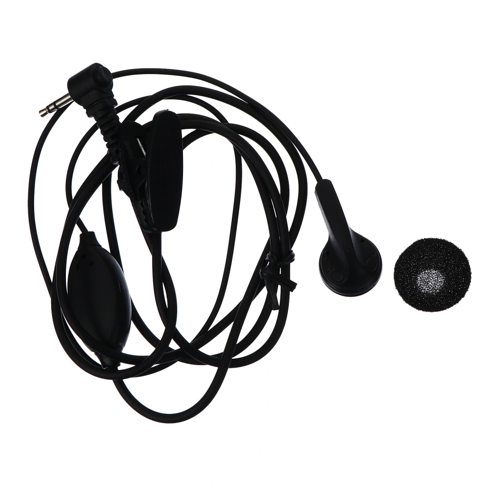 1 Pc Walkie Talkies Earpieces Intercom Headset Interphone 2 Way Radio Headset