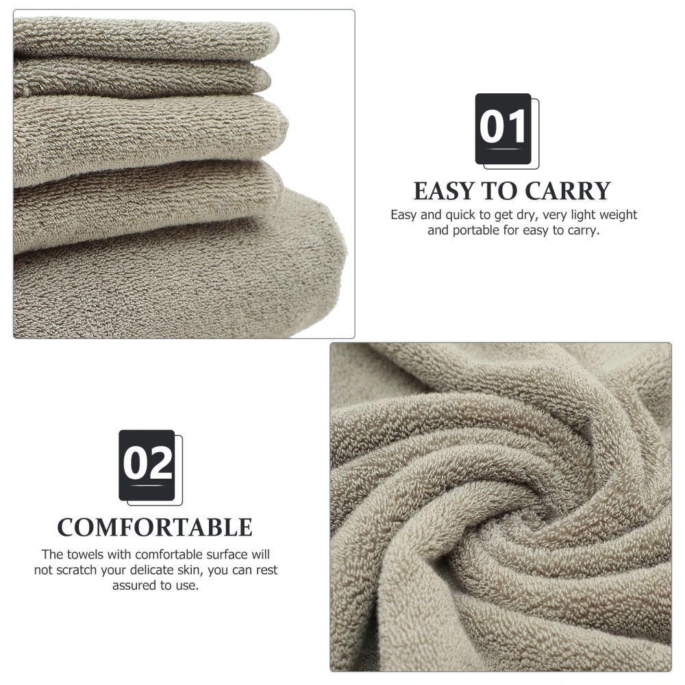 3pcs  Cotton Bath Towel Face Towel Cotton Shower Towel Hotel Bath Towel Bath Towel Set