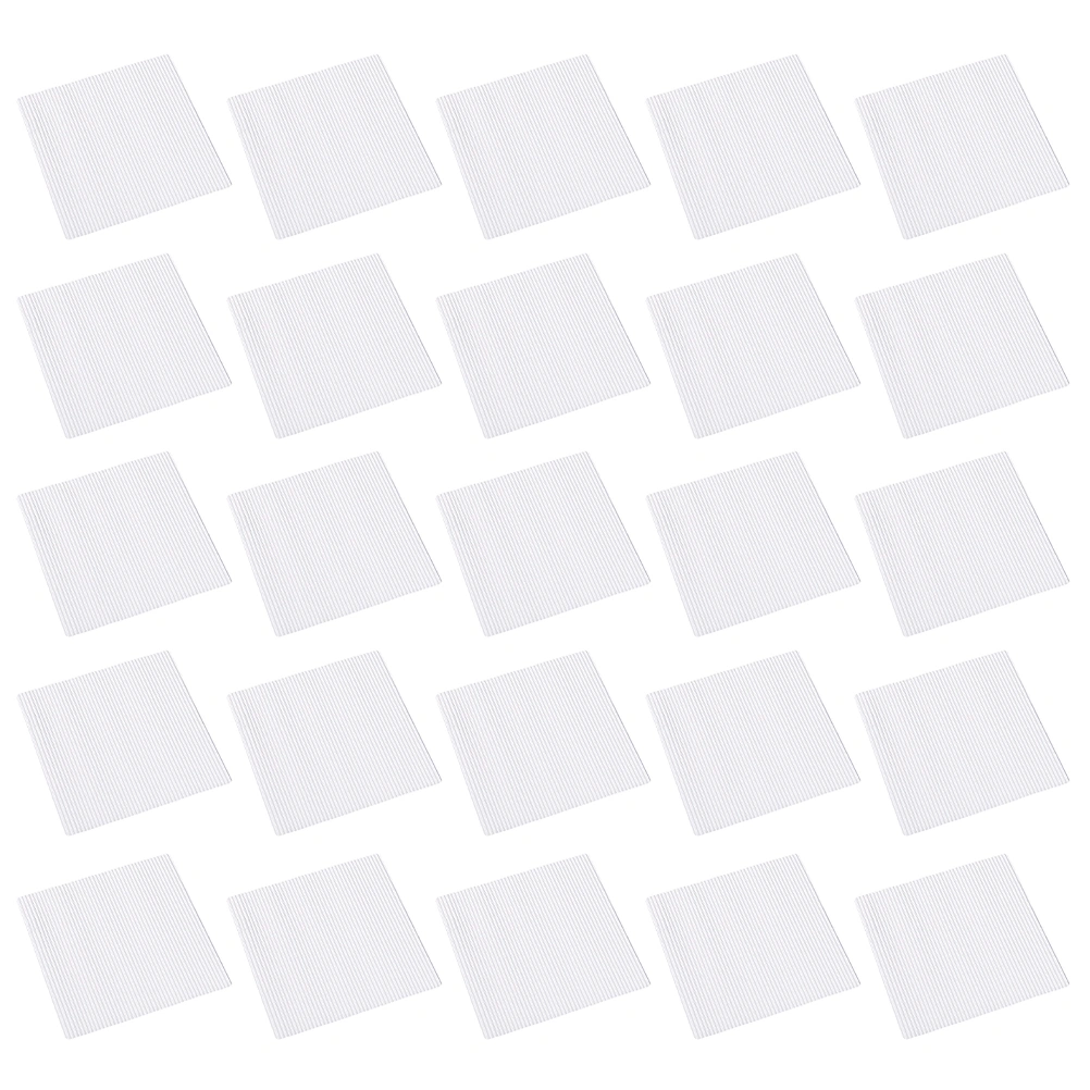 25pcs Party Baking Papers Grilling Paper Pad Oil-absorbing Square Sheets