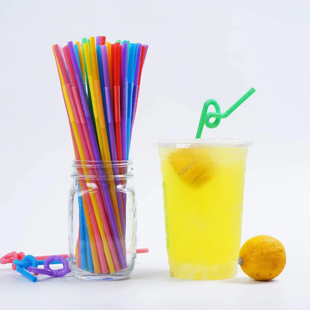 400pcs Party Drink Straws Home Drinking Straws Disposable Straw Decorative Straws