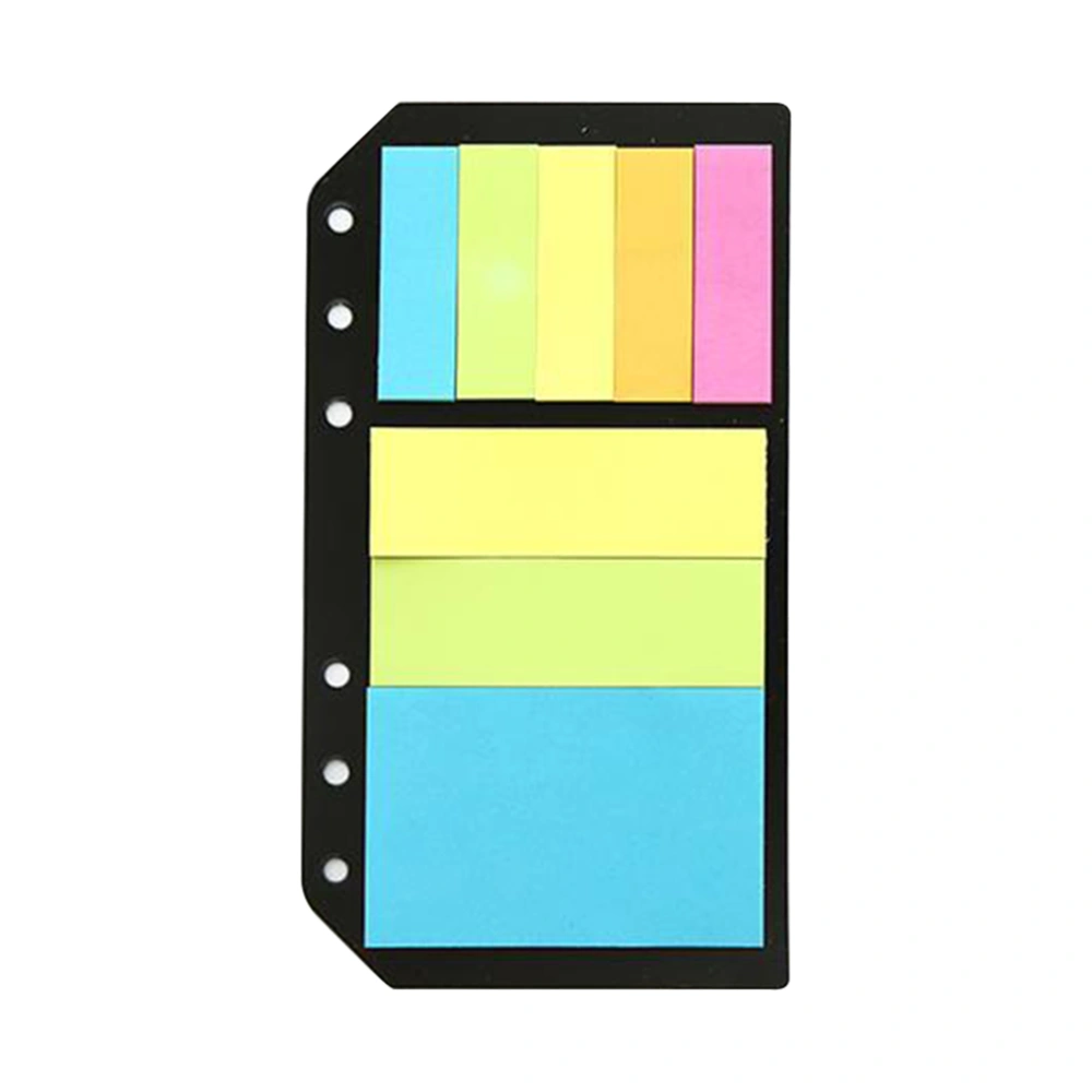 Color Loose-leaf Self-Sticky Pads N Times Label Bookmark Sticker Loose-leaf Fluorescent Paper Classified Index Stickers