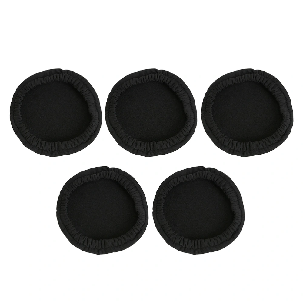 5pcs Instrument Bell Cover Tenor Saxophone Dust Cover Instrument Covers (Black)