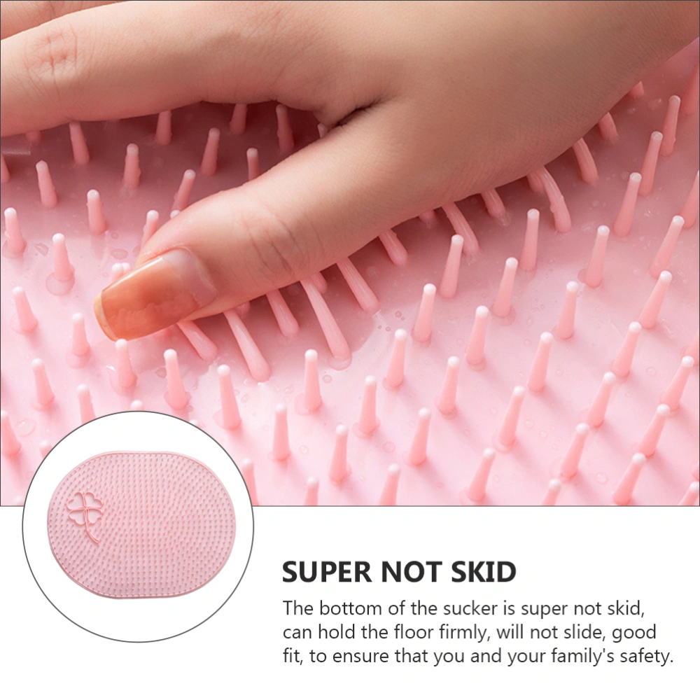 1Pc Foot Massager Scrubber Multipurpose Foot Cleaner Mat Sucker Massage Pad