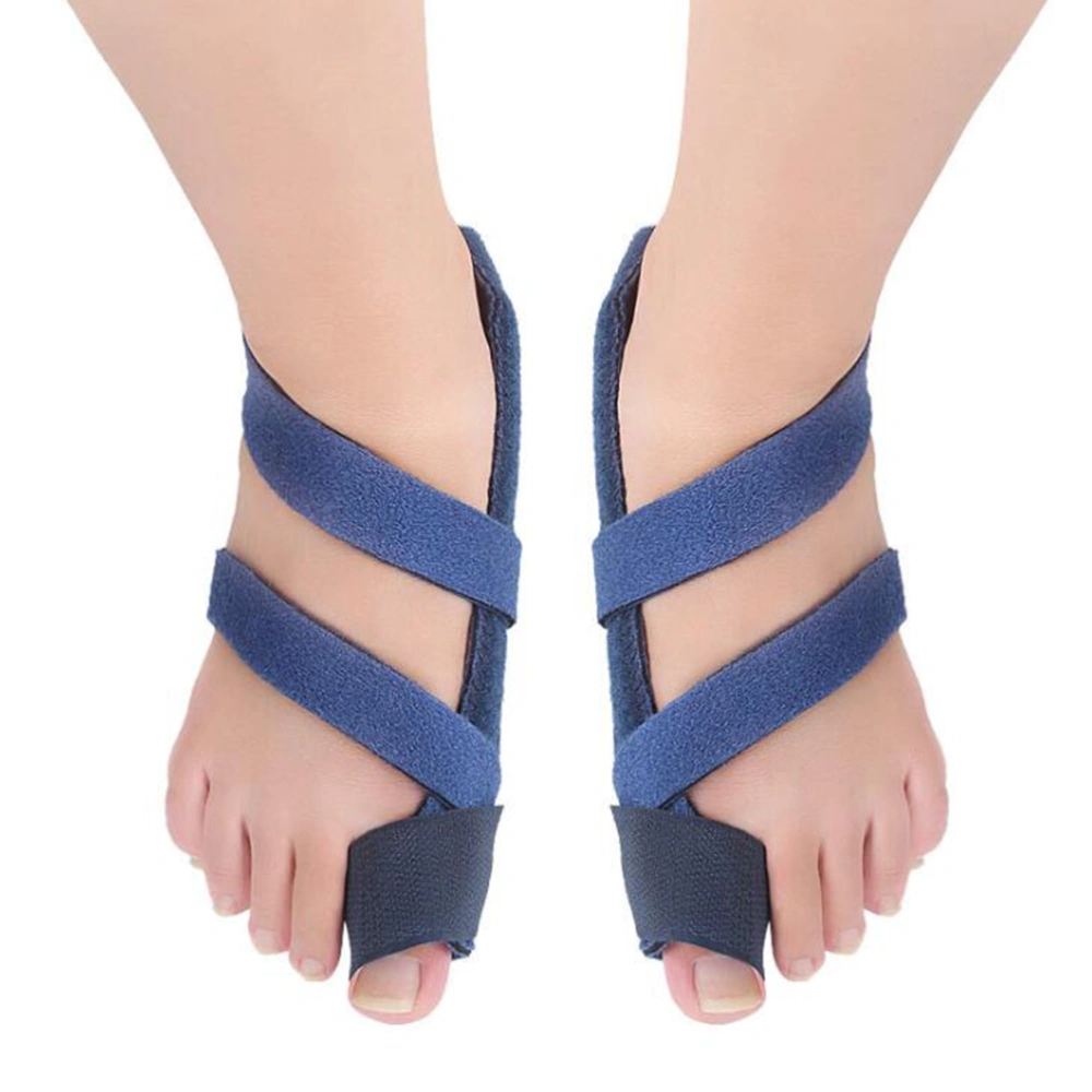 Big Toe Splints Bunion Corrector Toe Separator Straightener for Women Men (Blue)