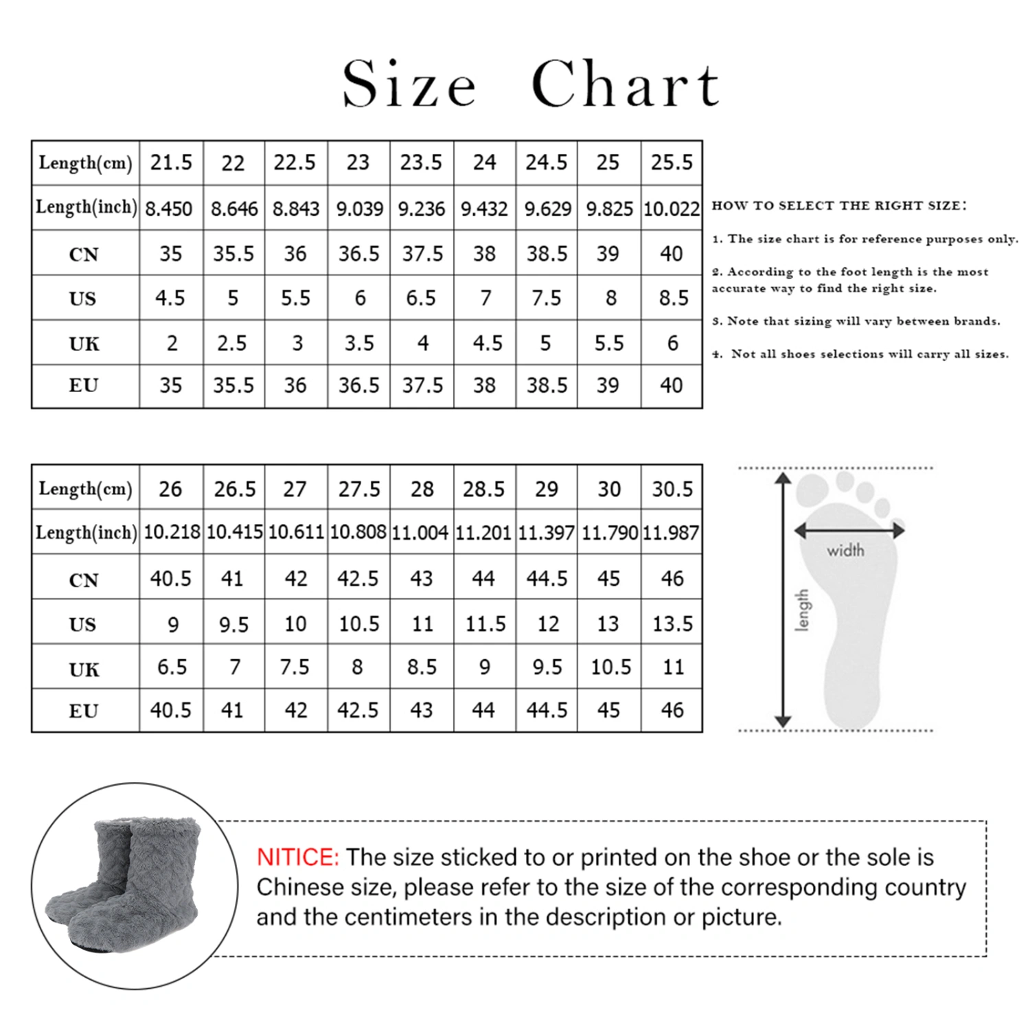 1 Pair High Tube Floor Boots Non-slip Thickening Dancing Floor Boots Warm Boots