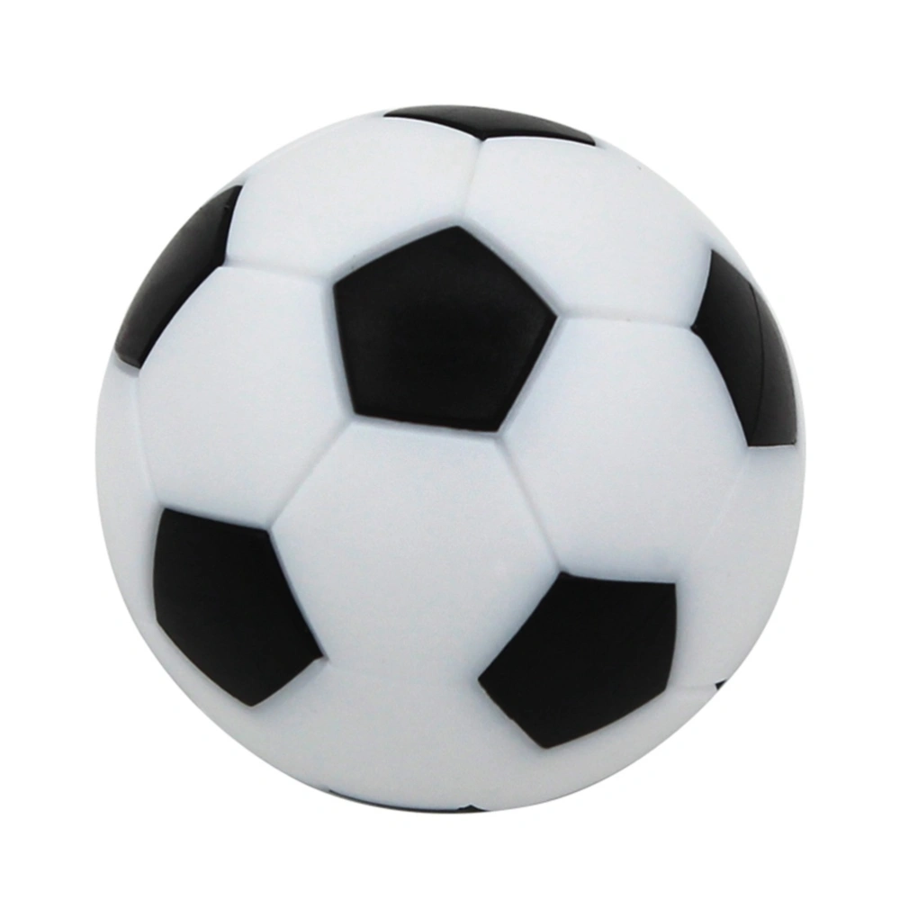 12pcs 36MM Resco Table Soccer Kids Footballs Replacements Mini Black and White Soccer Balls (Black and White Color)