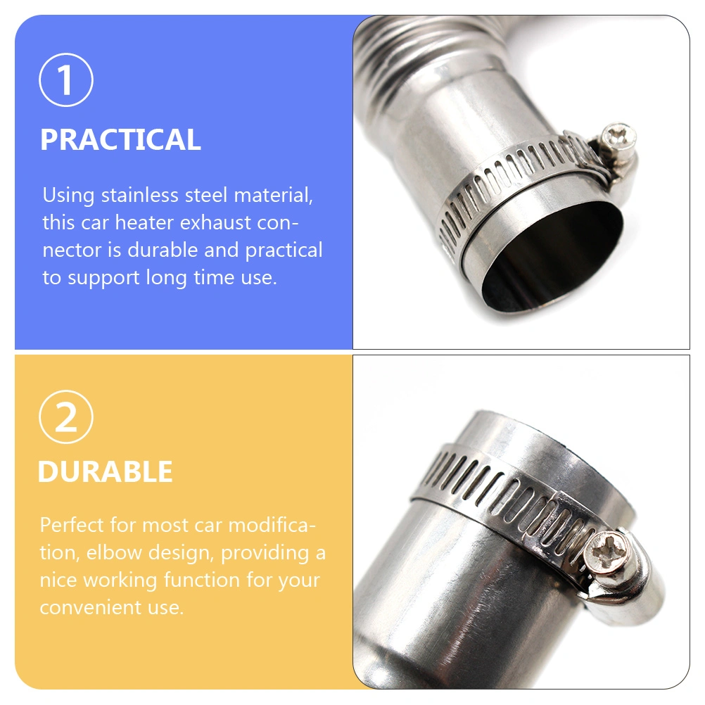 1 Set Car Exhaust Pipe Connector Auto Exhaust Hose Car Diesel Heater Tail Pipe