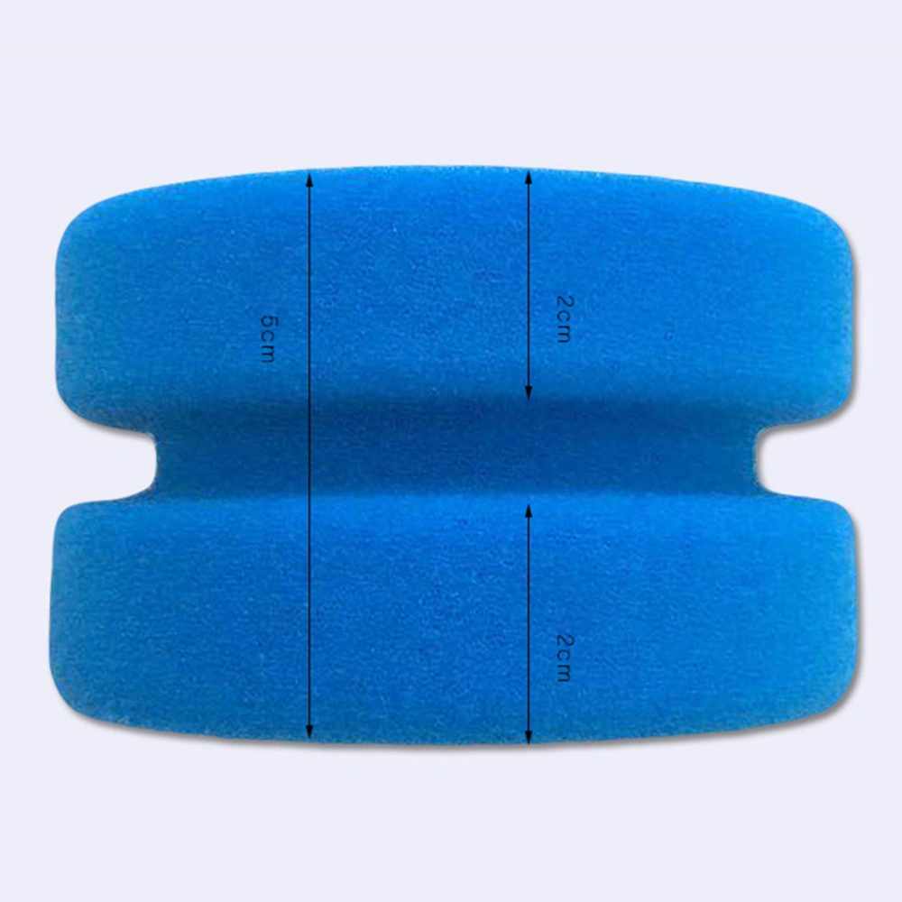 4 Pcs Cleaning Sponges Double Side Car Maintenance Tools Waxing Polishing Sponge for Kitchens Bathroom Car (Blue)