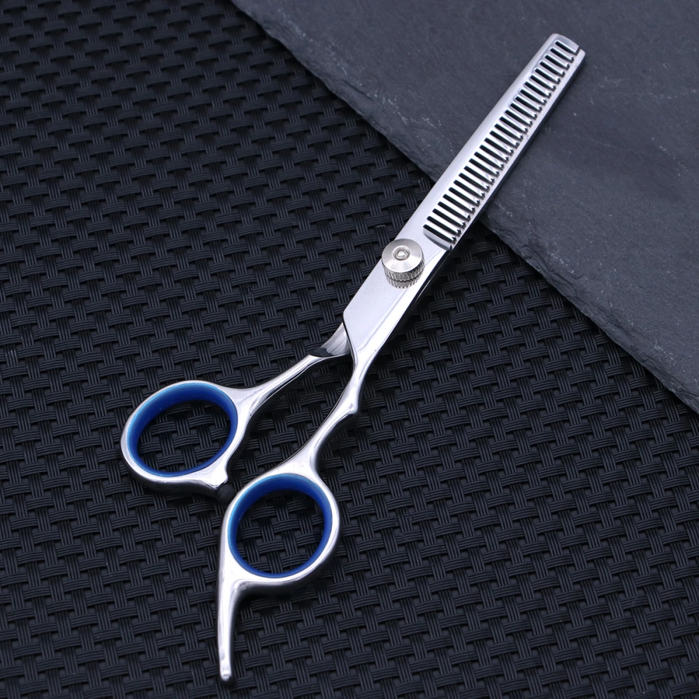 Cutting Styling Tool Hair Teeth Scissors Stainless Steel Professional Barber Salon Hairdressing Haircut Shears (Silver)