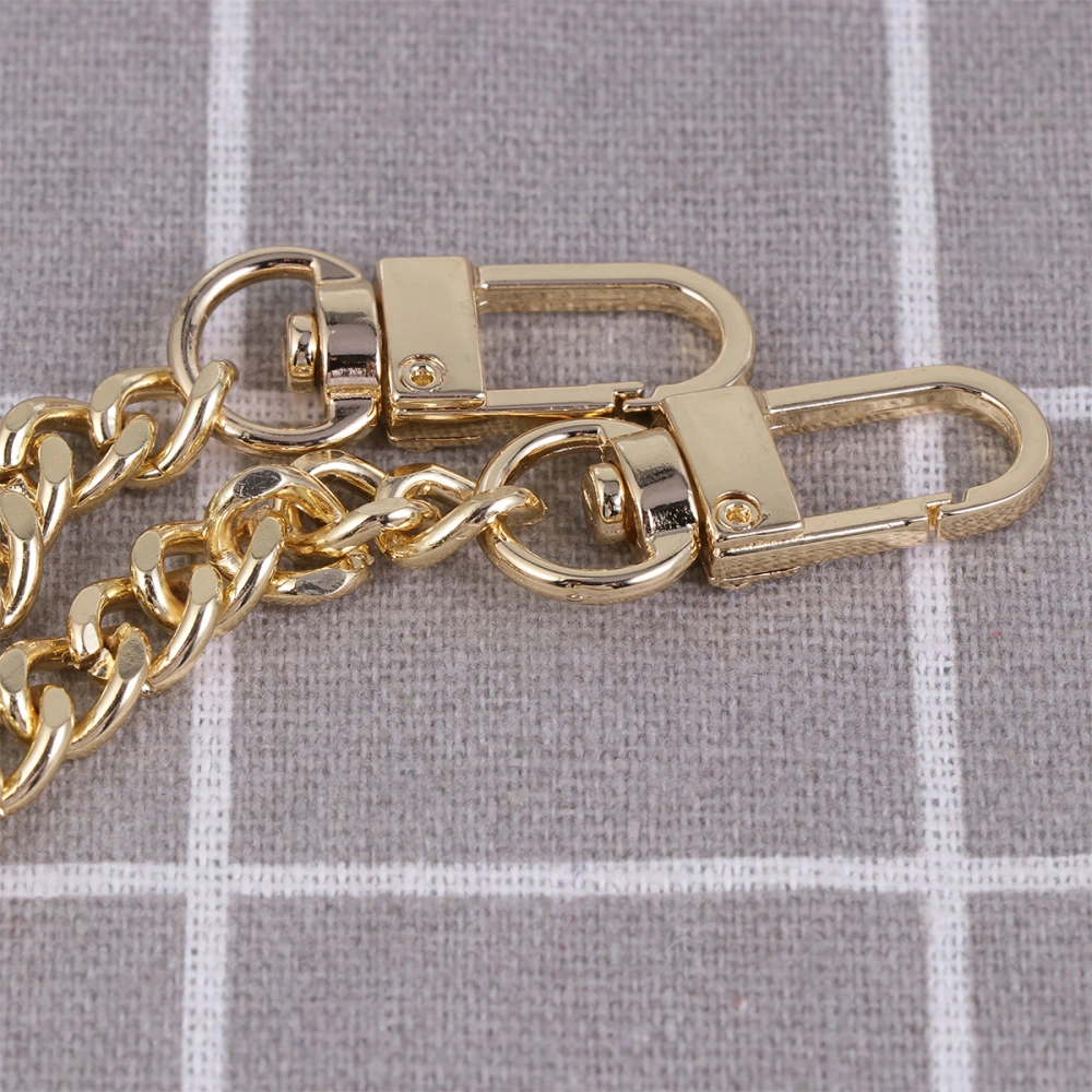 Women Metal Chain Strap with Square Buckles Chain Replacement Accessories for Purse Handbag Shoulder Bag (Light Golden)