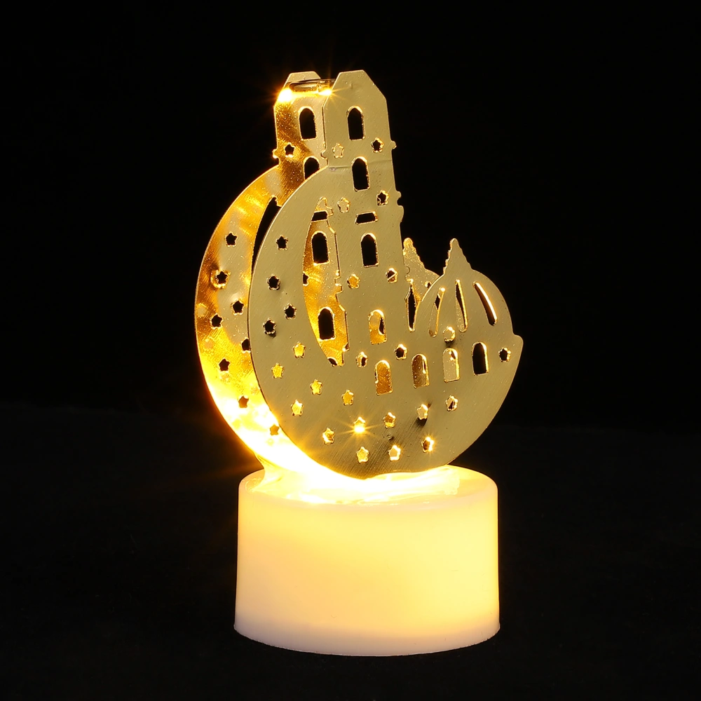 Ramadan Party Lamp Decor Eid LED Candle Lamp Delicate Party Scene Lamp Ornament