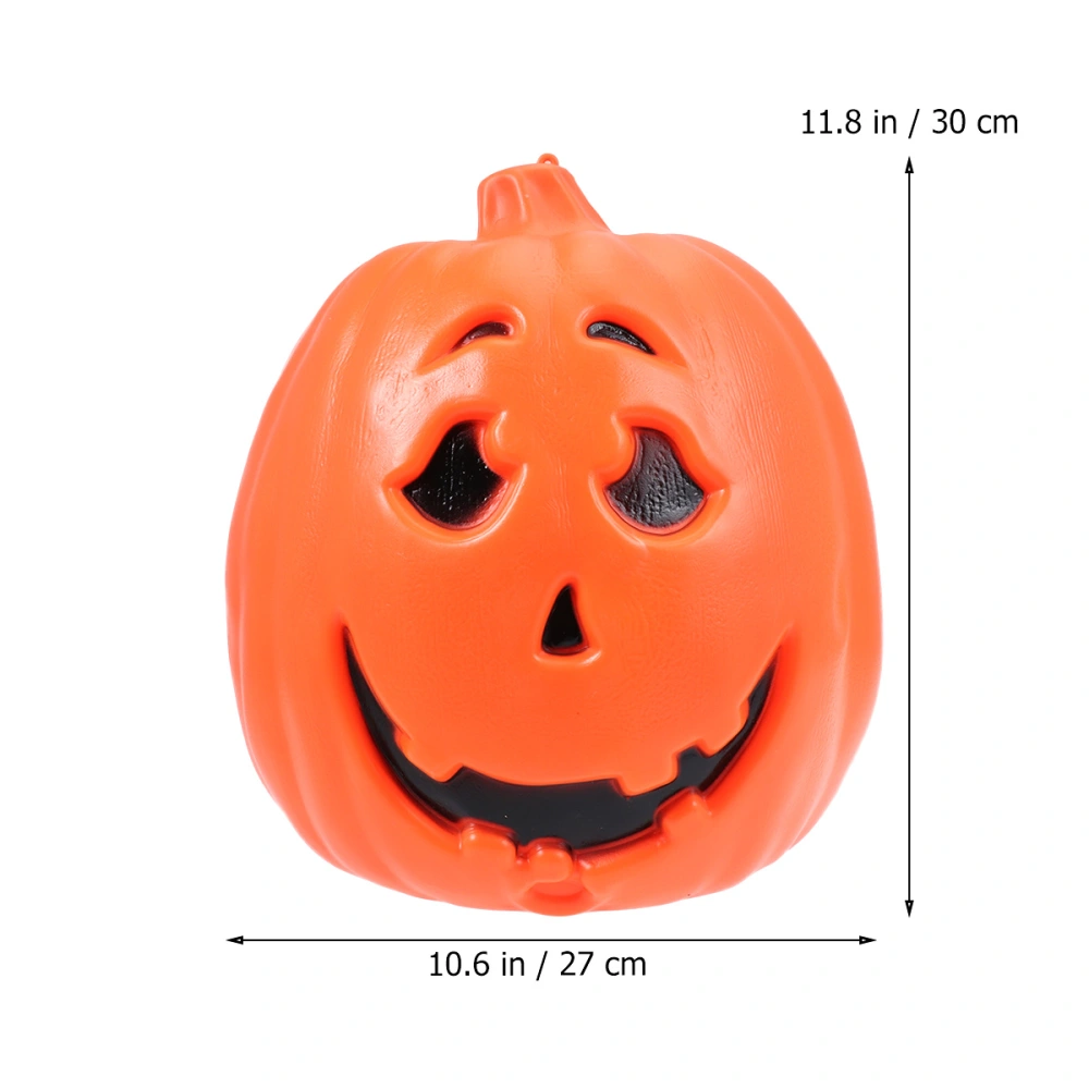 Pumpkin Lantern Halloween Pumpkin Light  LED Lamp Ornaments Plastic Pumpkin Decor for Home KTV Bar Car Motorcycle Decorations Halloween (Orange)