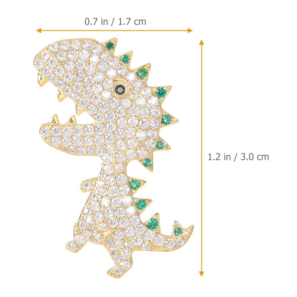 Brooch Pin Cartoon Dinosaur Brooch Women Sweater Costume Decorative Accessory