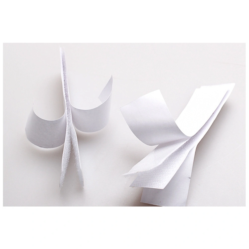 5pcs Back Adhesive Tape Table Skirt Rug Gripper Sticker Pads Sticky Back Wall Mounting Strips for Home Office