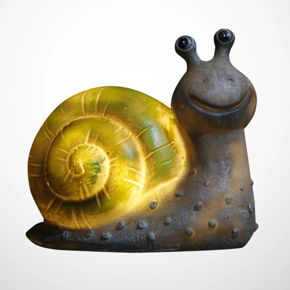 Solar LED Waterproof Animal Lamp Little Snail Decoration Decorative Light for Garden Patio Courtyard