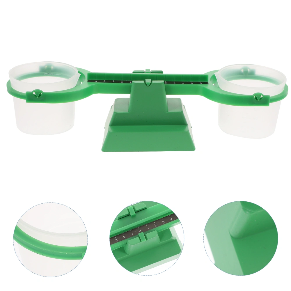 Simple Balance Physical Experiment Instrument Mathematical Tray with Weights Children Balance Teaching Aids Learning DIY Toys