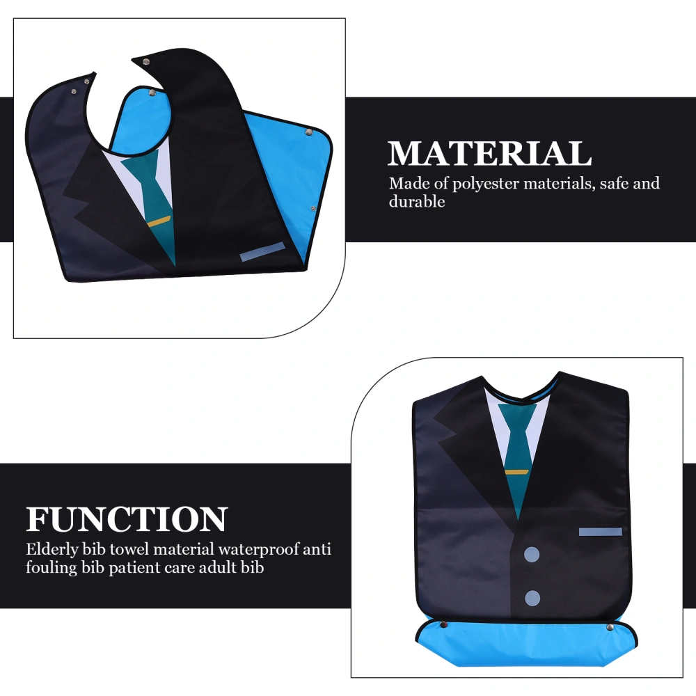 Suit Design Bib Men Long Bib Adult Clothing Bib Senior Men Bib Adult Clothing Protector