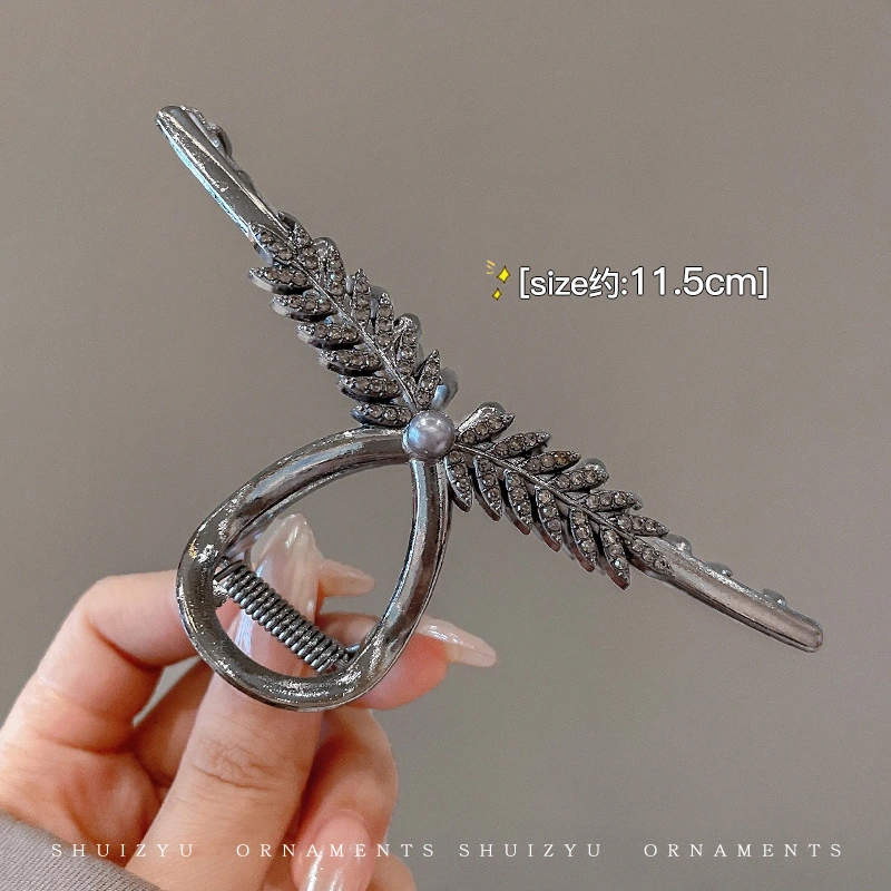 Wheat Decor Hair Claw Clip Wheat Claw Clip Metal Hair Claw Clip Metal Hair Fixing Clamp