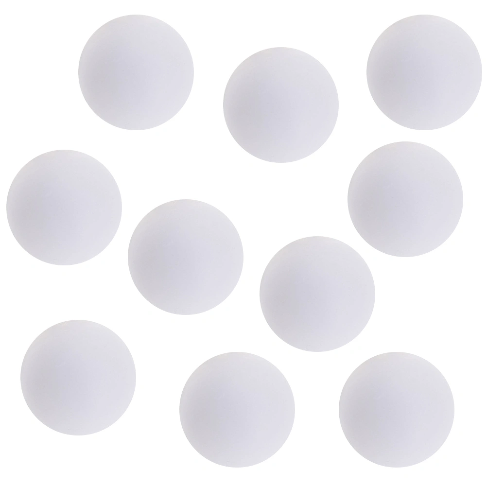 10 Pcs Pong Balls Premium Table Tennis Balls Advanced Pong Training Balls for School Gym (White)