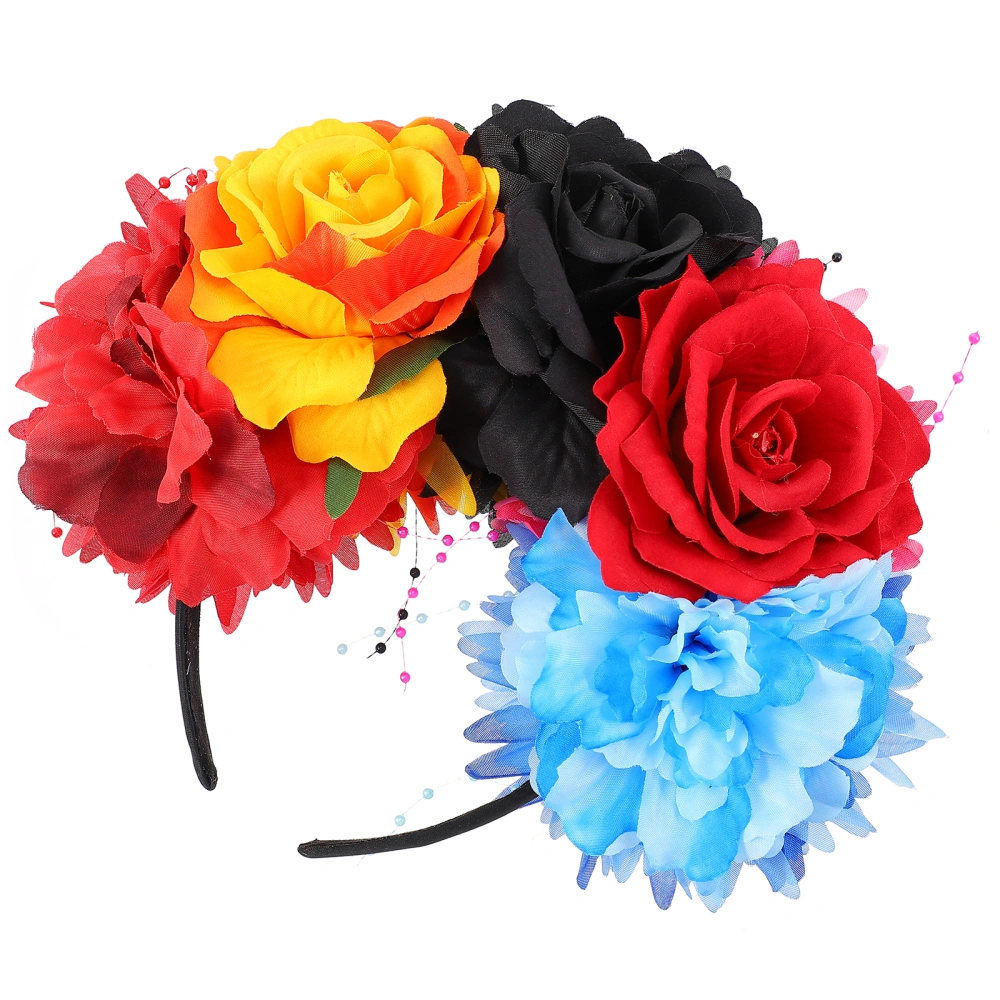 Flower Headband Floral Headband Garland Flower Crown Headpiece Hair Accessories