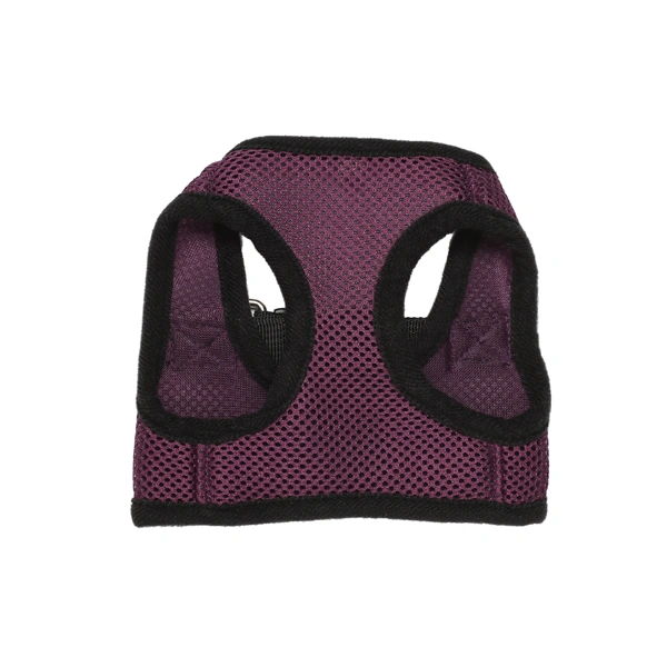 Pet Dog Breathable Chest Harness - Size M (Purple+Black)