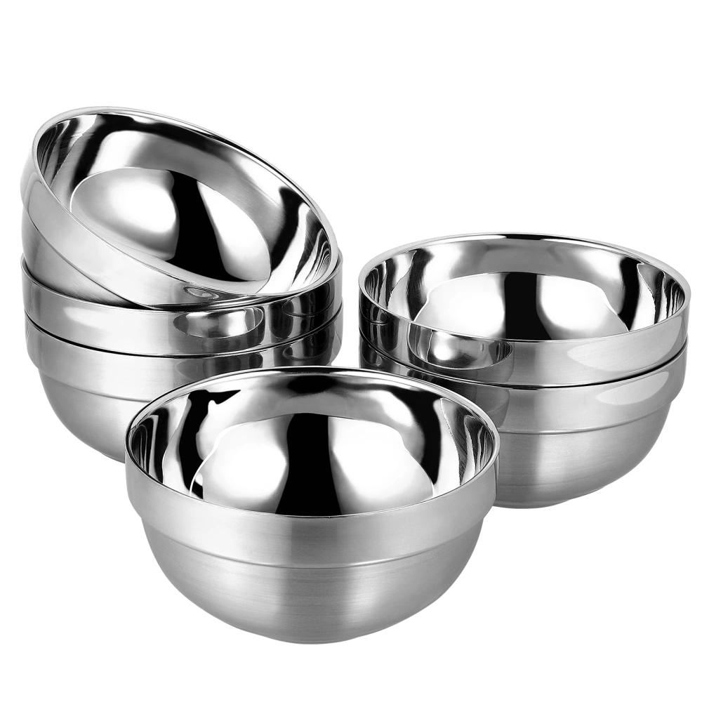 Kitchen Ramen Bowl Stainless Steel Salad Bowl Household Ramen Noodle Serving Bowl