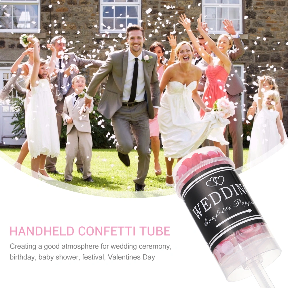 5Pcs Hand-held Party Confetti Cannons Hand-held Confetti Tubes Party Supplies