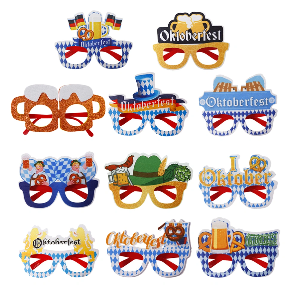 1 Set Oktoberfest Party Dance Beer Glasses Photo Props Party Funny Glasses