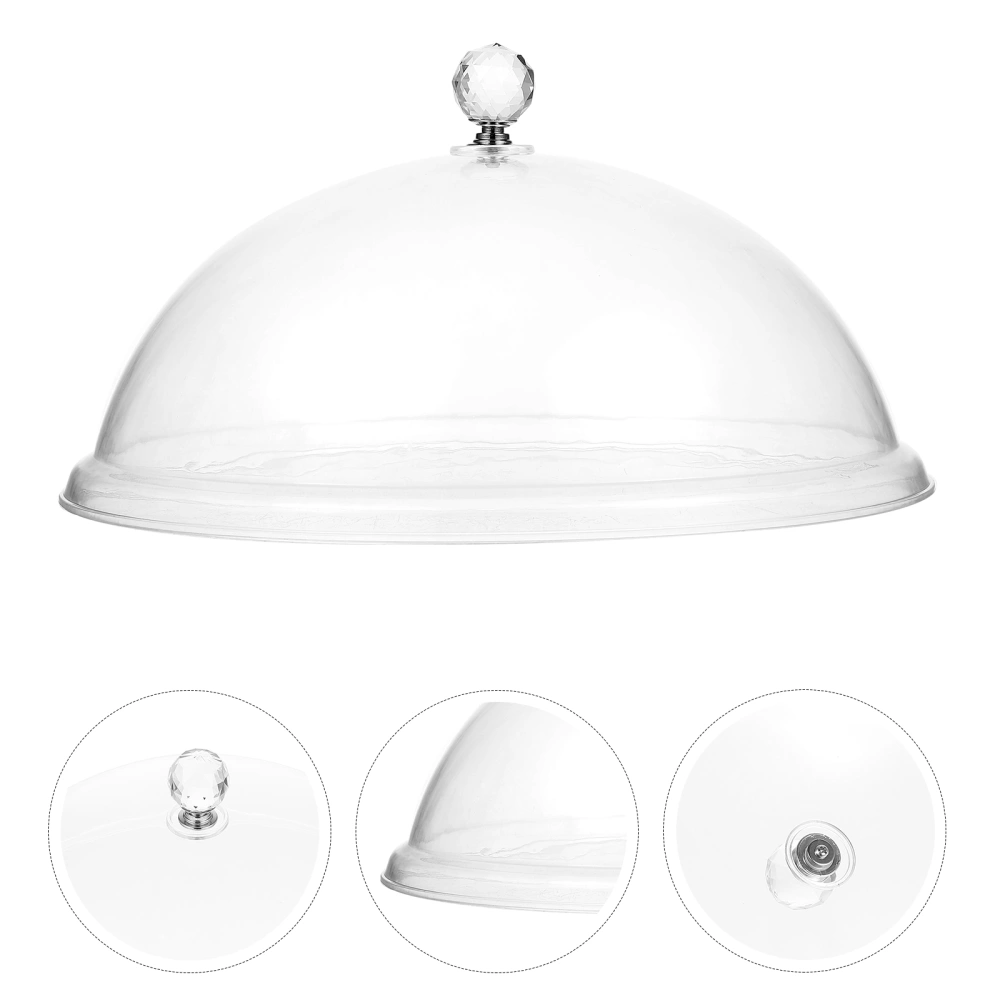 Clear Food Cover Round Cake Cover Food Dust-proof Lid Cake Dessert Cover Fresh Keeping Cover