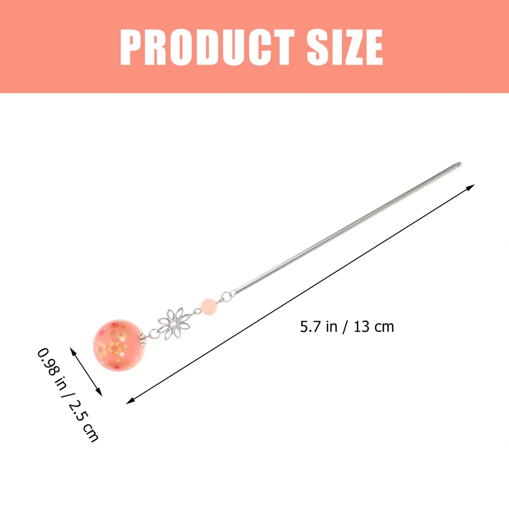 Japanese Style Hair Ornament Cherry Blossom Hairpin Hair Accessories for Women Girls