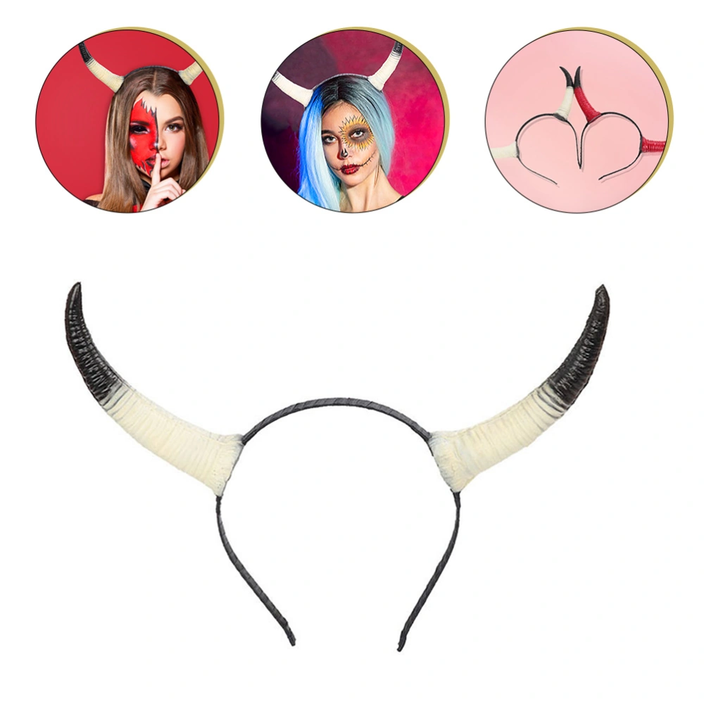 Cosplay Horns Headband Devil Horn Hair Hoops Prop Cosplay Party Accessories