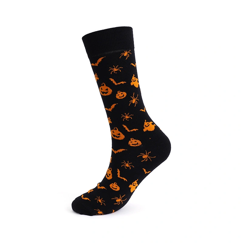 4 Pairs Knee Stockings Halloween Socks Long Socks High Socks for Party Stage Performance